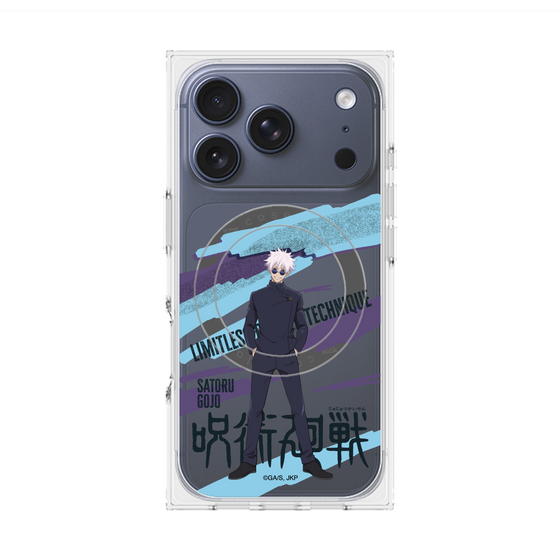 プレミアムスクエアケース with MagSafe［ 呪術廻戦 - 立ち絵 - 五条 悟（懐玉・玉折） ］