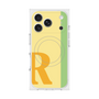 プレミアムスクエアケース with MagSafe［ オリジナル - initial color line - R yellow ］