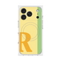 プレミアムスクエアケース with MagSafe［ オリジナル - initial color line - R yellow ］