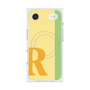 プレミアムスクエアケース with MagSafe［ オリジナル - initial color line - R yellow ］