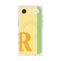 プレミアムスクエアケース with MagSafe［ オリジナル - initial color line - R yellow ］