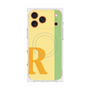 プレミアムスクエアケース with MagSafe［ オリジナル - initial color line - R yellow ］
