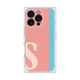 プレミアムスクエアケース with MagSafe［ オリジナル - initial color line - S pink ］