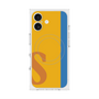 プレミアムスクエアケース with MagSafe［ オリジナル - initial color line - S orange ］