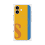 プレミアムスクエアケース with MagSafe［ オリジナル - initial color line - S orange ］