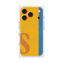 プレミアムスクエアケース with MagSafe［ オリジナル - initial color line - S orange ］