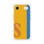 プレミアムスクエアケース with MagSafe［ オリジナル - initial color line - S orange ］
