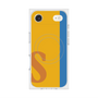 プレミアムスクエアケース with MagSafe［ オリジナル - initial color line - S orange ］