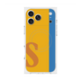プレミアムスクエアケース with MagSafe［ オリジナル - initial color line - S orange ］