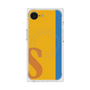 プレミアムスクエアケース with MagSafe［ オリジナル - initial color line - S orange ］
