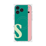 プレミアムスクエアケース with MagSafe［ オリジナル - initial color line - S green ］