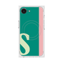 プレミアムスクエアケース with MagSafe［ オリジナル - initial color line - S green ］
