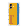 プレミアムスクエアケース with MagSafe［ オリジナル - initial color line - T orange ］