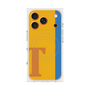 プレミアムスクエアケース with MagSafe［ オリジナル - initial color line - T orange ］