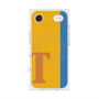 プレミアムスクエアケース with MagSafe［ オリジナル - initial color line - T orange ］