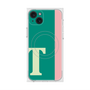 プレミアムスクエアケース with MagSafe［ オリジナル - initial color line - T green ］