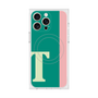 プレミアムスクエアケース with MagSafe［ オリジナル - initial color line - T green ］