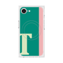 プレミアムスクエアケース with MagSafe［ オリジナル - initial color line - T green ］