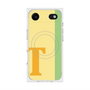 プレミアムスクエアケース with MagSafe［ オリジナル - initial color line - T yellow ］
