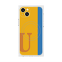 プレミアムスクエアケース with MagSafe［ オリジナル - initial color line - U orange ］