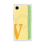 プレミアムスクエアケース with MagSafe［ オリジナル - initial color line - V yellow ］