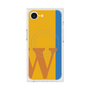 プレミアムスクエアケース with MagSafe［ オリジナル - initial color line - W orange ］