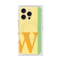 プレミアムスクエアケース with MagSafe［ オリジナル - initial color line - W yellow ］