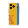 プレミアムスクエアケース with MagSafe［ オリジナル - initial color line - X orange ］