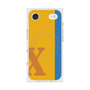 プレミアムスクエアケース with MagSafe［ オリジナル - initial color line - X orange ］