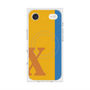 プレミアムスクエアケース with MagSafe［ オリジナル - initial color line - X orange ］
