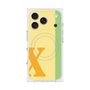 プレミアムスクエアケース with MagSafe［ オリジナル - initial color line - X yellow ］