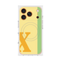 プレミアムスクエアケース with MagSafe［ オリジナル - initial color line - X yellow ］