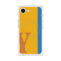 プレミアムスクエアケース with MagSafe［ オリジナル - initial color line - Y orange ］