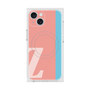 プレミアムスクエアケース with MagSafe［ オリジナル - initial color line - Z pink ］