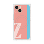 プレミアムスクエアケース with MagSafe［ オリジナル - initial color line - Z pink ］