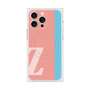 プレミアムスクエアケース with MagSafe［ オリジナル - initial color line - Z pink ］