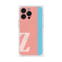 プレミアムスクエアケース with MagSafe［ オリジナル - initial color line - Z pink ］