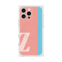 プレミアムスクエアケース with MagSafe［ オリジナル - initial color line - Z pink ］