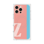 プレミアムスクエアケース with MagSafe［ オリジナル - initial color line - Z pink ］