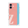 プレミアムスクエアケース with MagSafe［ オリジナル - initial color line - Z pink ］