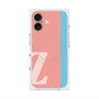 プレミアムスクエアケース with MagSafe［ オリジナル - initial color line - Z pink ］