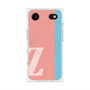 プレミアムスクエアケース with MagSafe［ オリジナル - initial color line - Z pink ］