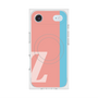プレミアムスクエアケース with MagSafe［ オリジナル - initial color line - Z pink ］