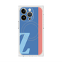 プレミアムスクエアケース with MagSafe［ オリジナル - initial color line - Z blue ］