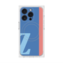 プレミアムスクエアケース with MagSafe［ オリジナル - initial color line - Z blue ］