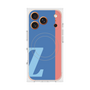 プレミアムスクエアケース with MagSafe［ オリジナル - initial color line - Z blue ］