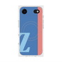 プレミアムスクエアケース with MagSafe［ オリジナル - initial color line - Z blue ］