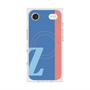 プレミアムスクエアケース with MagSafe［ オリジナル - initial color line - Z blue ］
