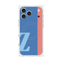 プレミアムスクエアケース with MagSafe［ オリジナル - initial color line - Z blue ］