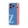 プレミアムスクエアケース with MagSafe［ オリジナル - initial color line - Z blue ］